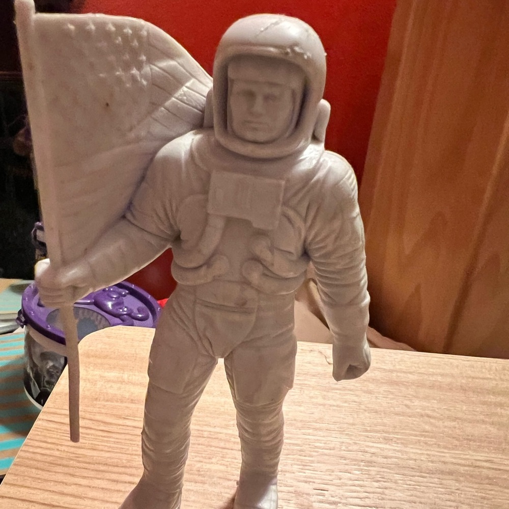 Astronaut with American Flag